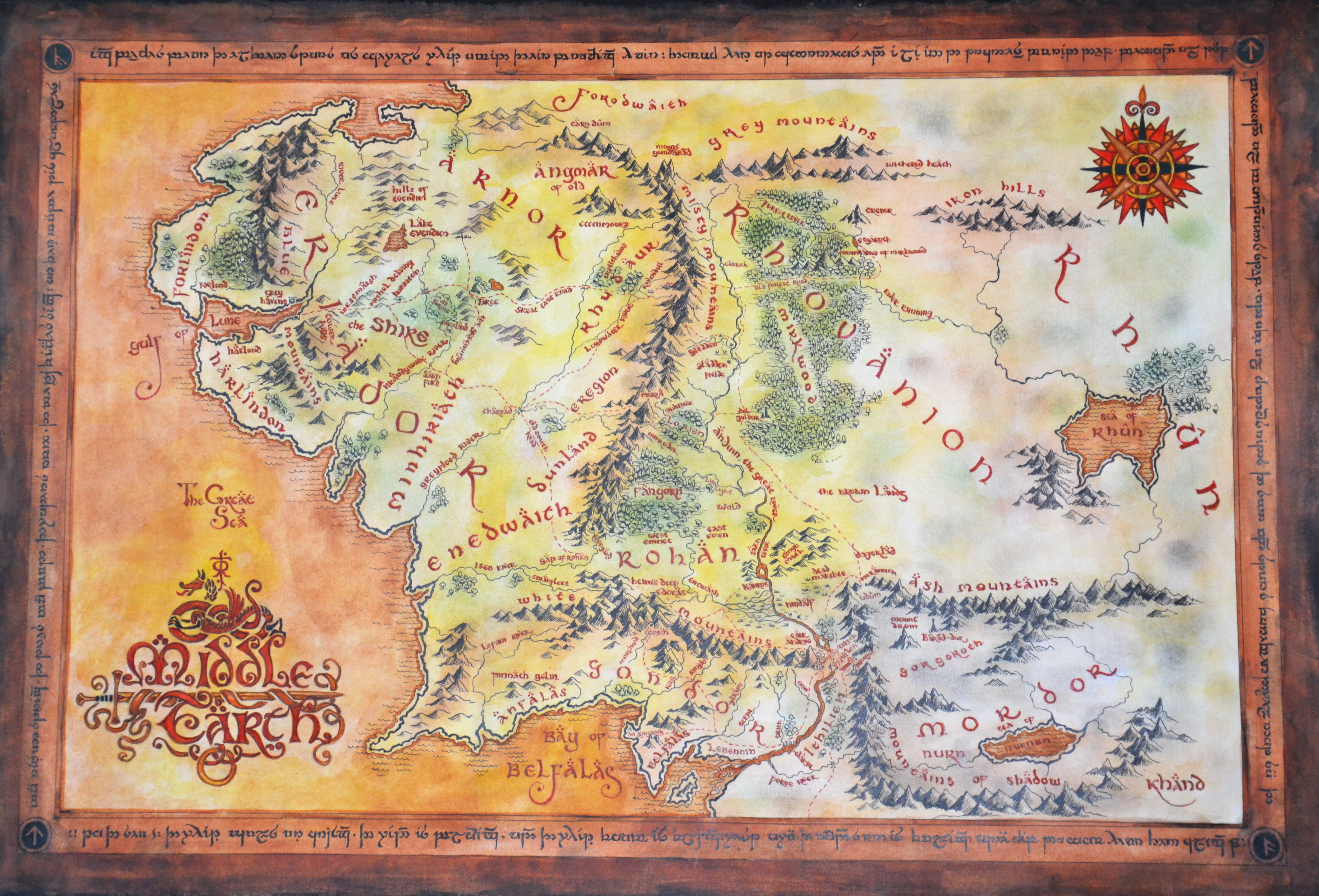 Пути средиземья. Мир Средиземья Толкиена карта. Карта Средиземноморья Толкиена. Легендариум Толкина карты Средиземья.